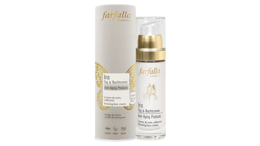 Farfalla Iris Anti-Ageing Prebiotic Tag & Nachtcreme 30 ml
