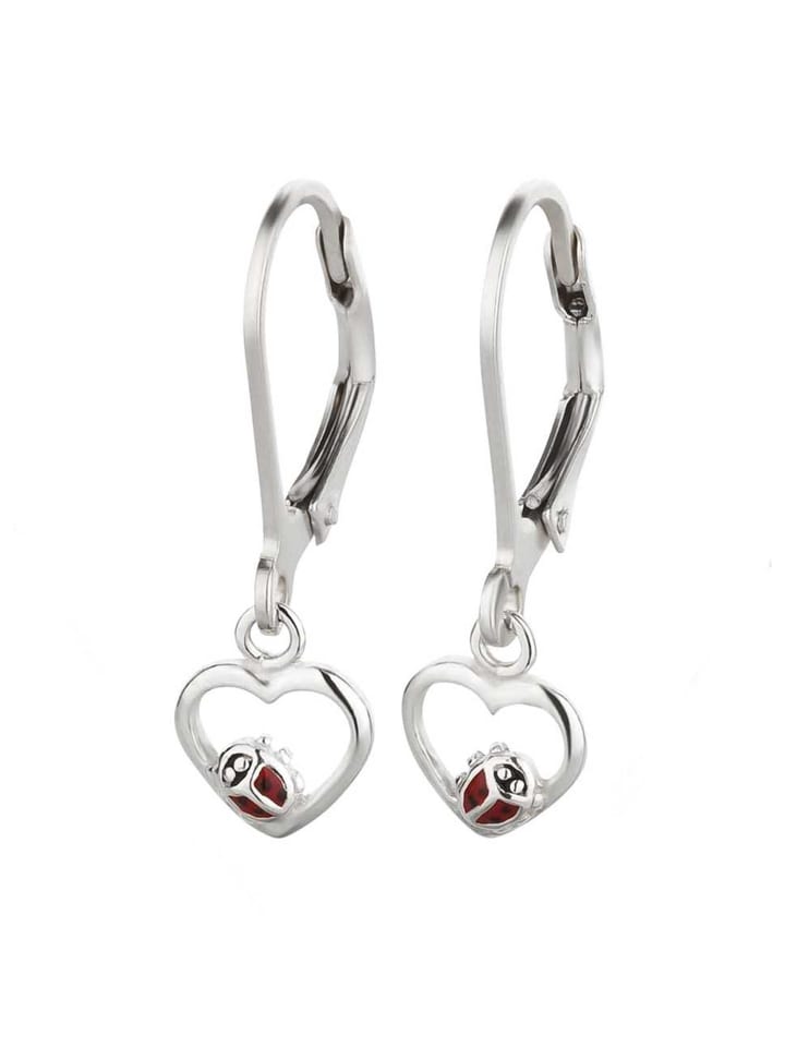 schmuck23 Ohrringe 925 Silber Marienkäfer in Rot günstig kaufen onesize
