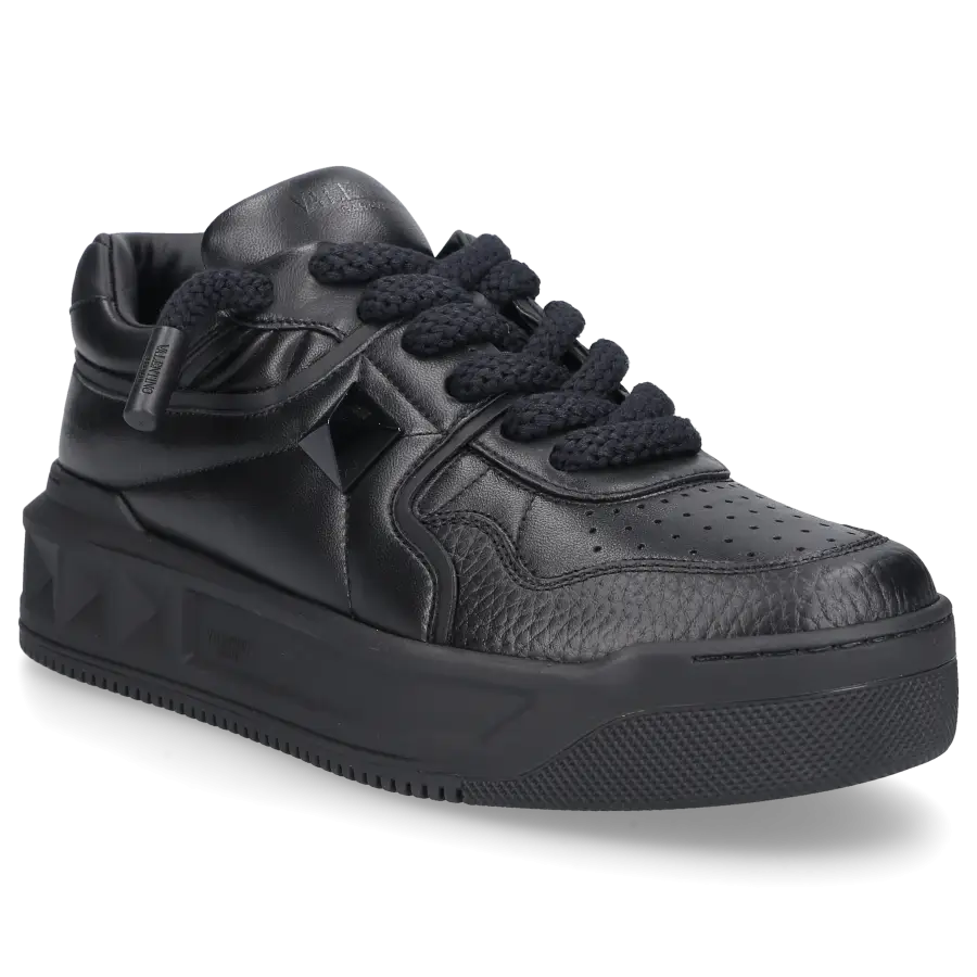 Valentino Garavani - Sneaker low ONE STUD XL Nappaleder - schwarz