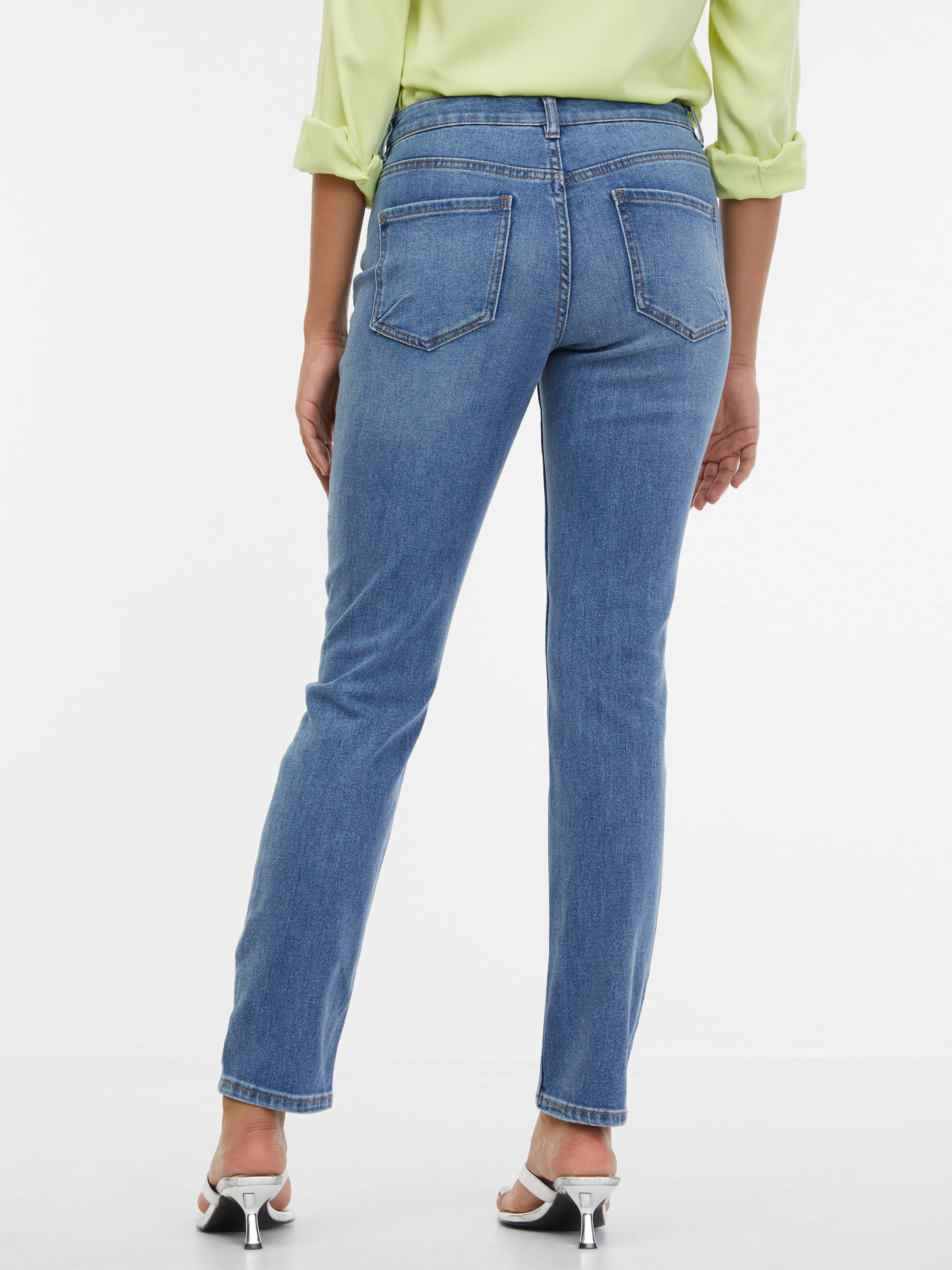 Hellblaue Damen-Slim-Fit-Jeans ORSAY