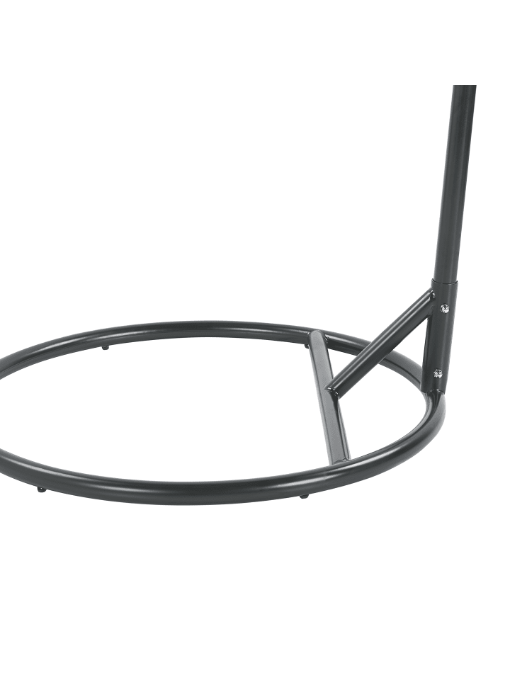 Beliani Hängesessel ALLERA in Schwarz/Grau - (W) 102 x (H) 199 x (L) 102 cm günstig kaufen onesize