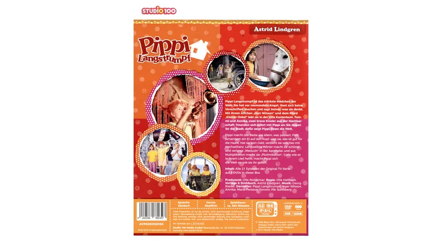 Pippi Langstrumpf  - TV-Serien-Box  [5 DVDs]