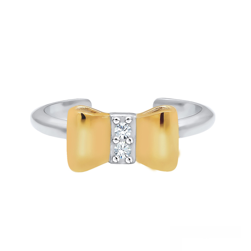 Elli Elli Bague Kinder Schleife Kristalle 925 Silber Bague