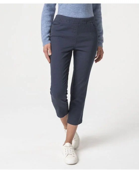 Pantacourt gabardine extensible