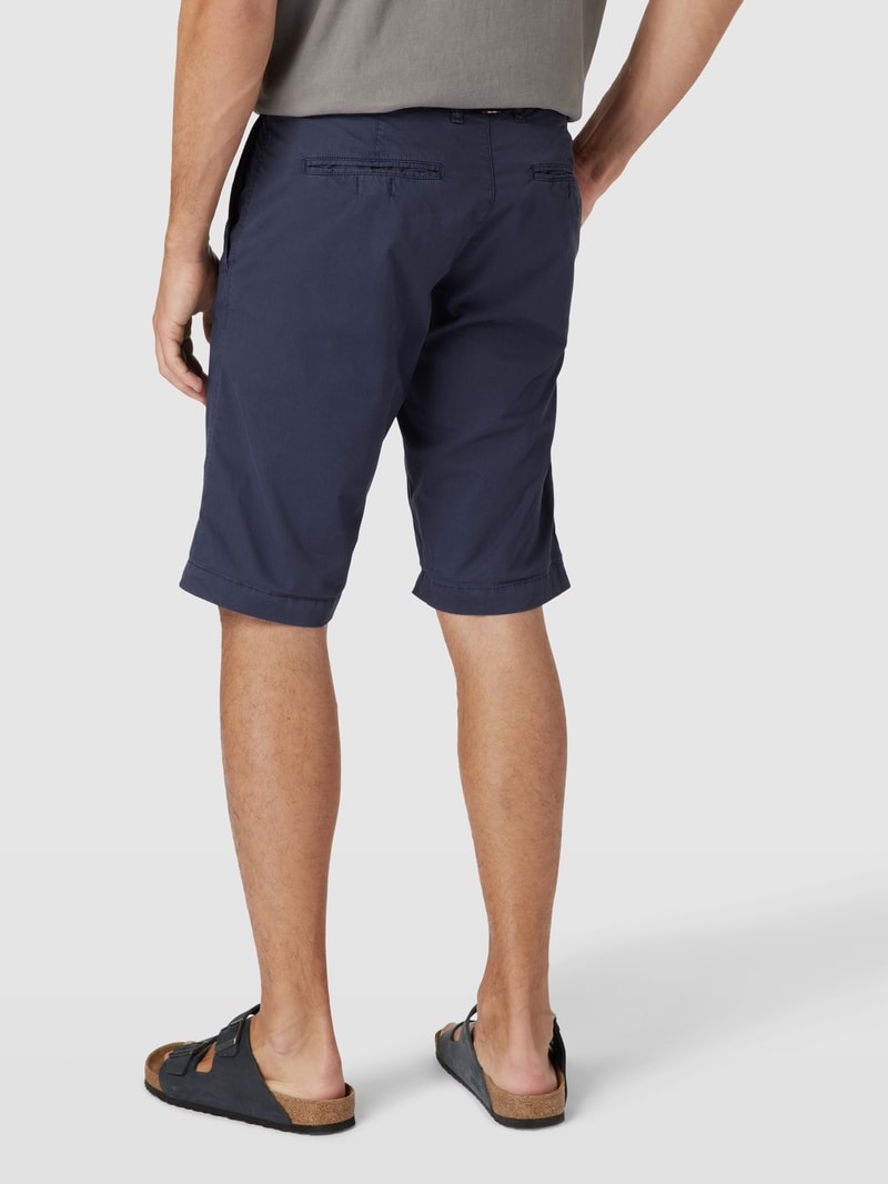 Bermudas mit Eingrifftaschen Modell 'London' in marineblau