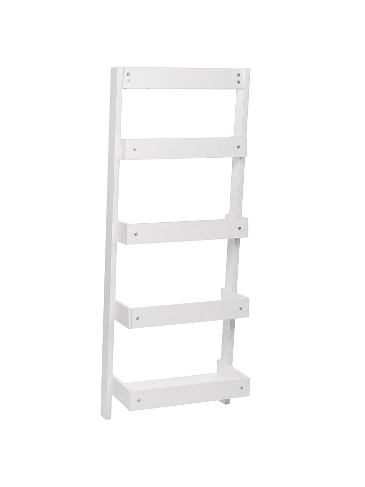 Beliani Bücherregal MOBILE TRIO in Weiß - (W) 64 x (H) 166 x (L) 36 cm günstig kaufen onesize