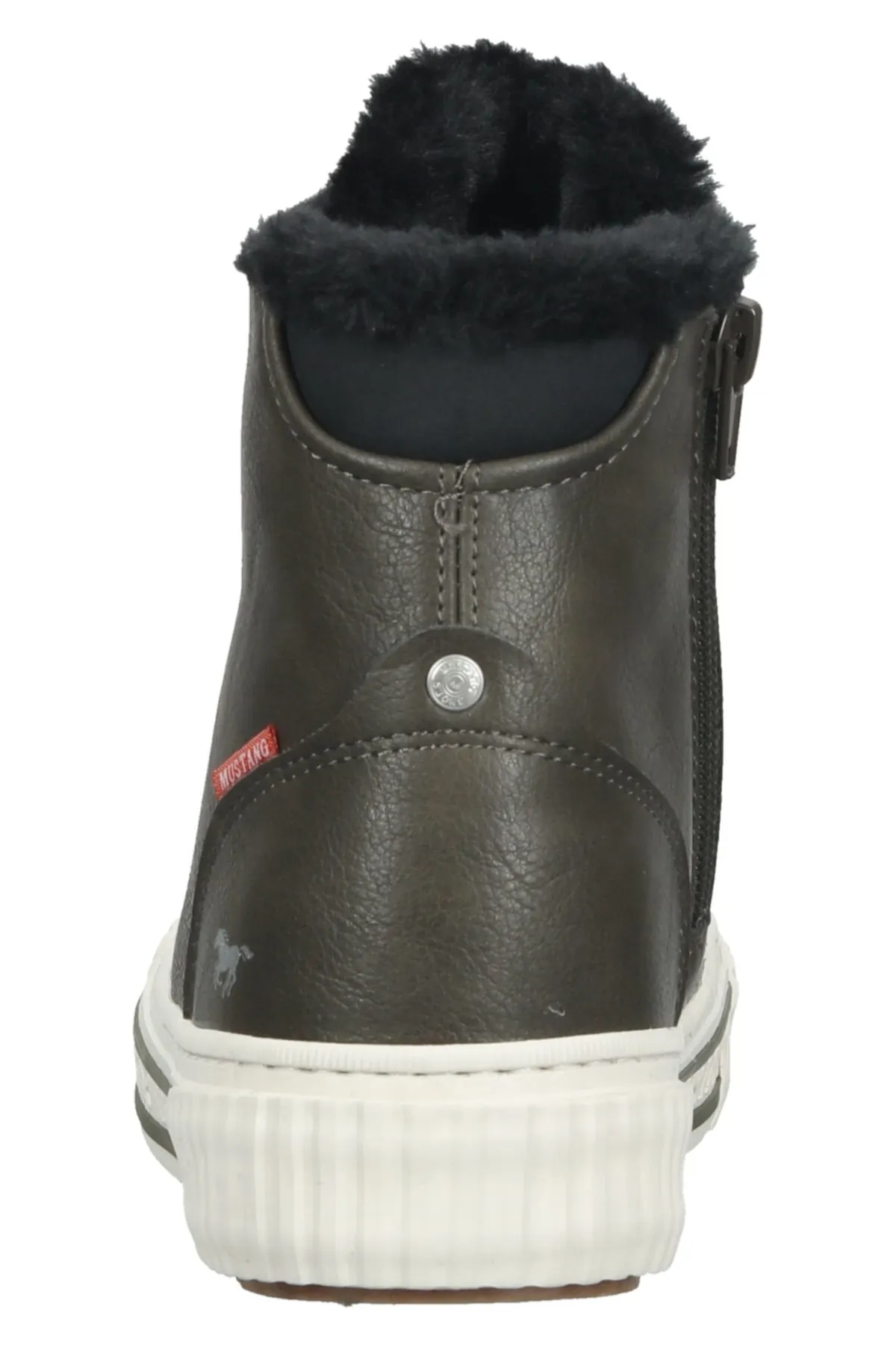 Mustang  Sneaker - Khaki - Flacher Absatz