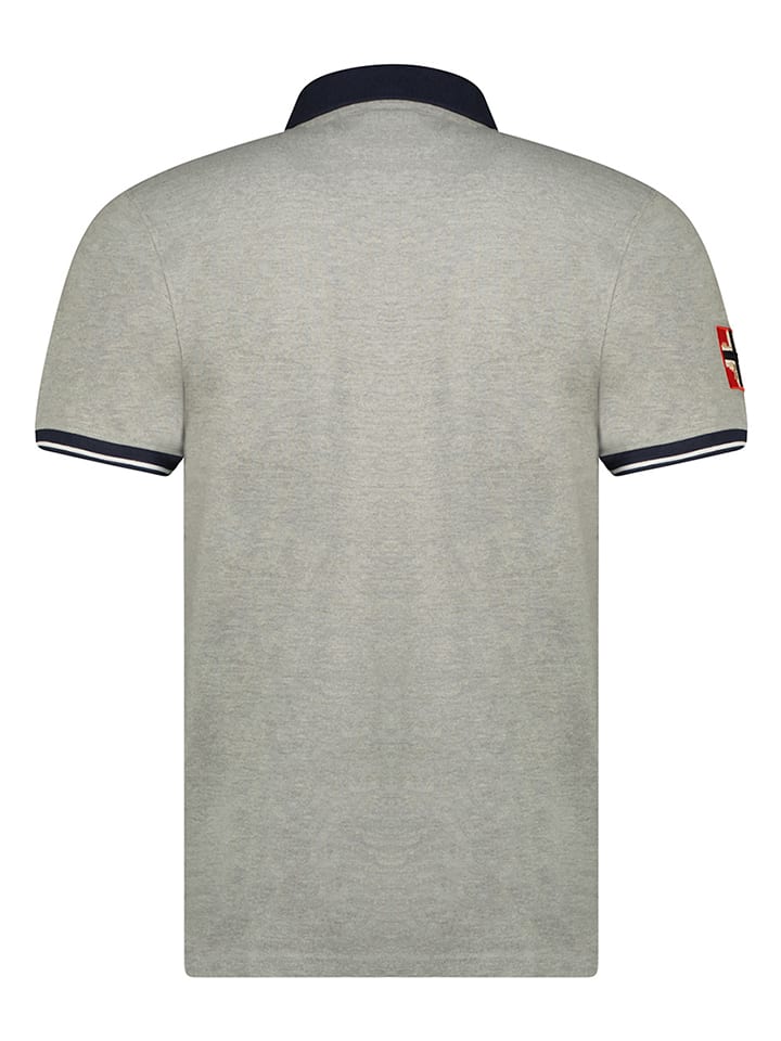 Geographical Norway Poloshirt in Grau günstig kaufen
