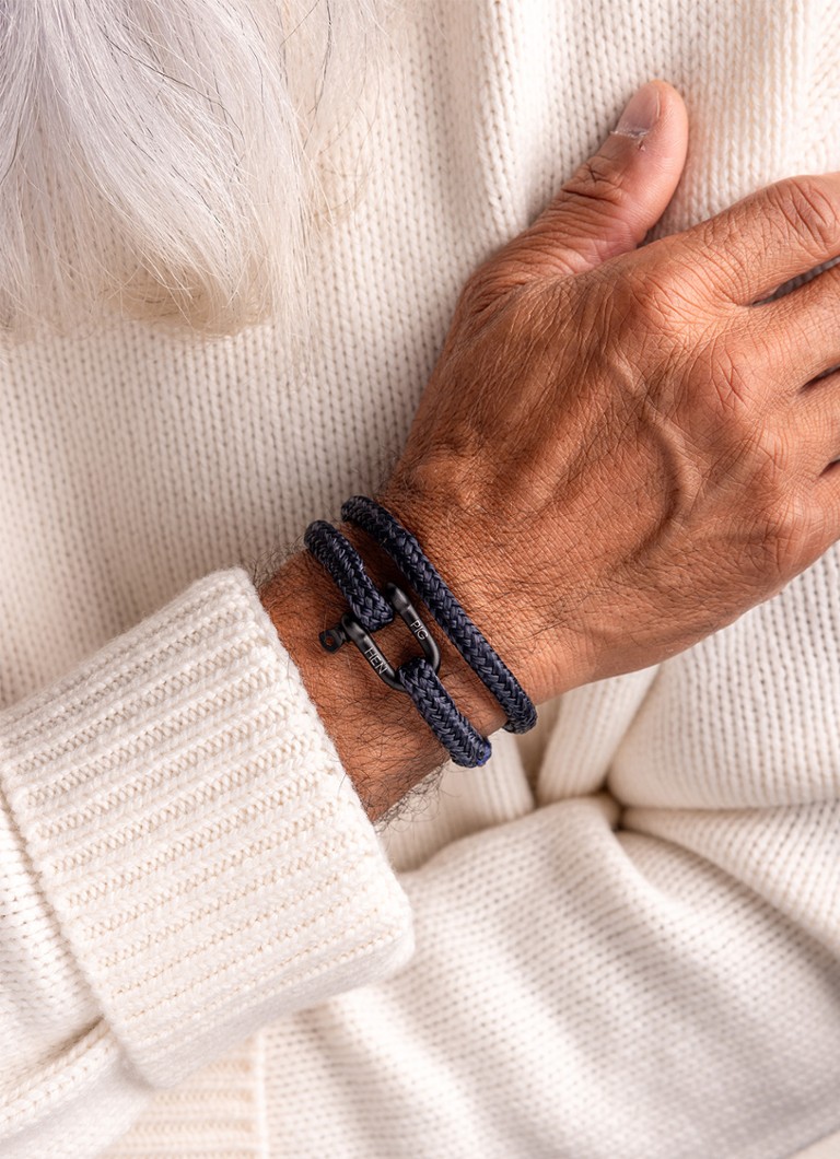 Pig&Hen Salty Steve wrap bracelet made of nautical rope