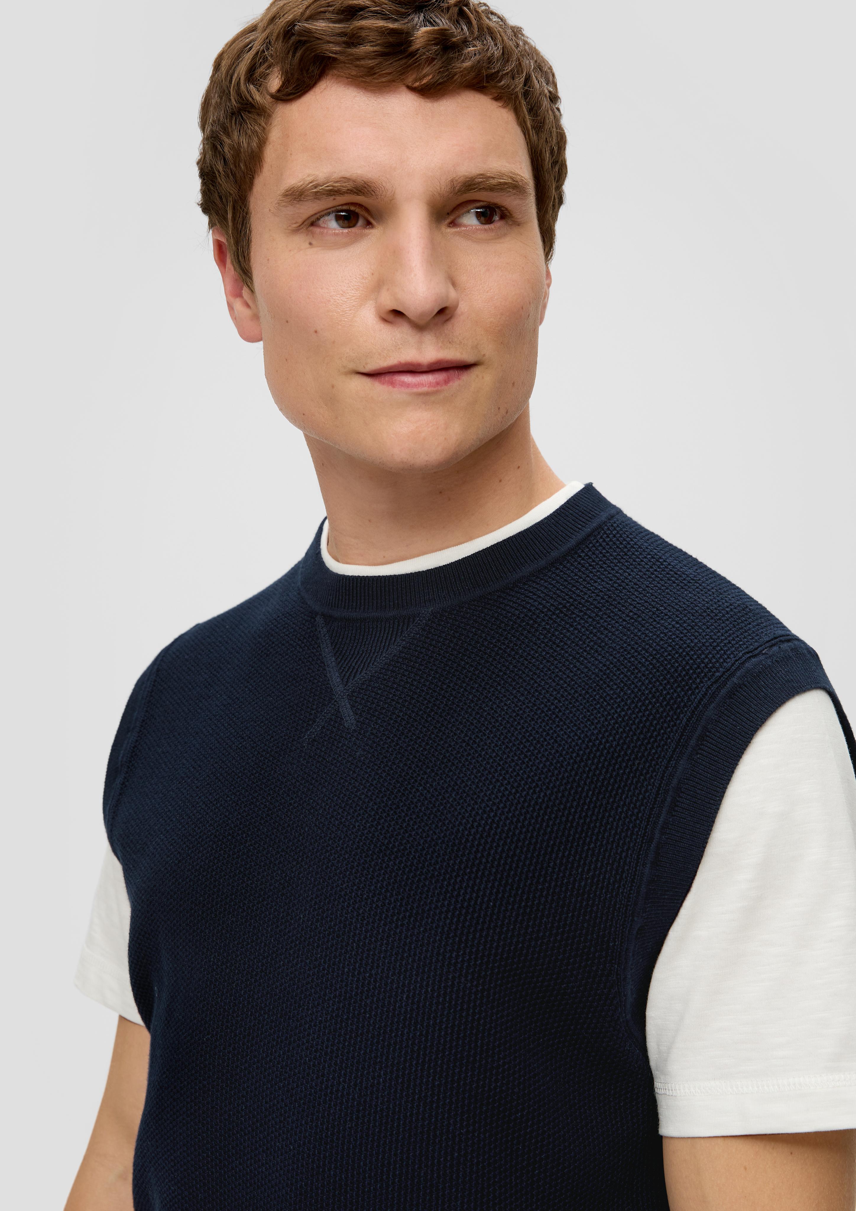 Strickpullunder aus reiner Baumwolle  2144087-5978