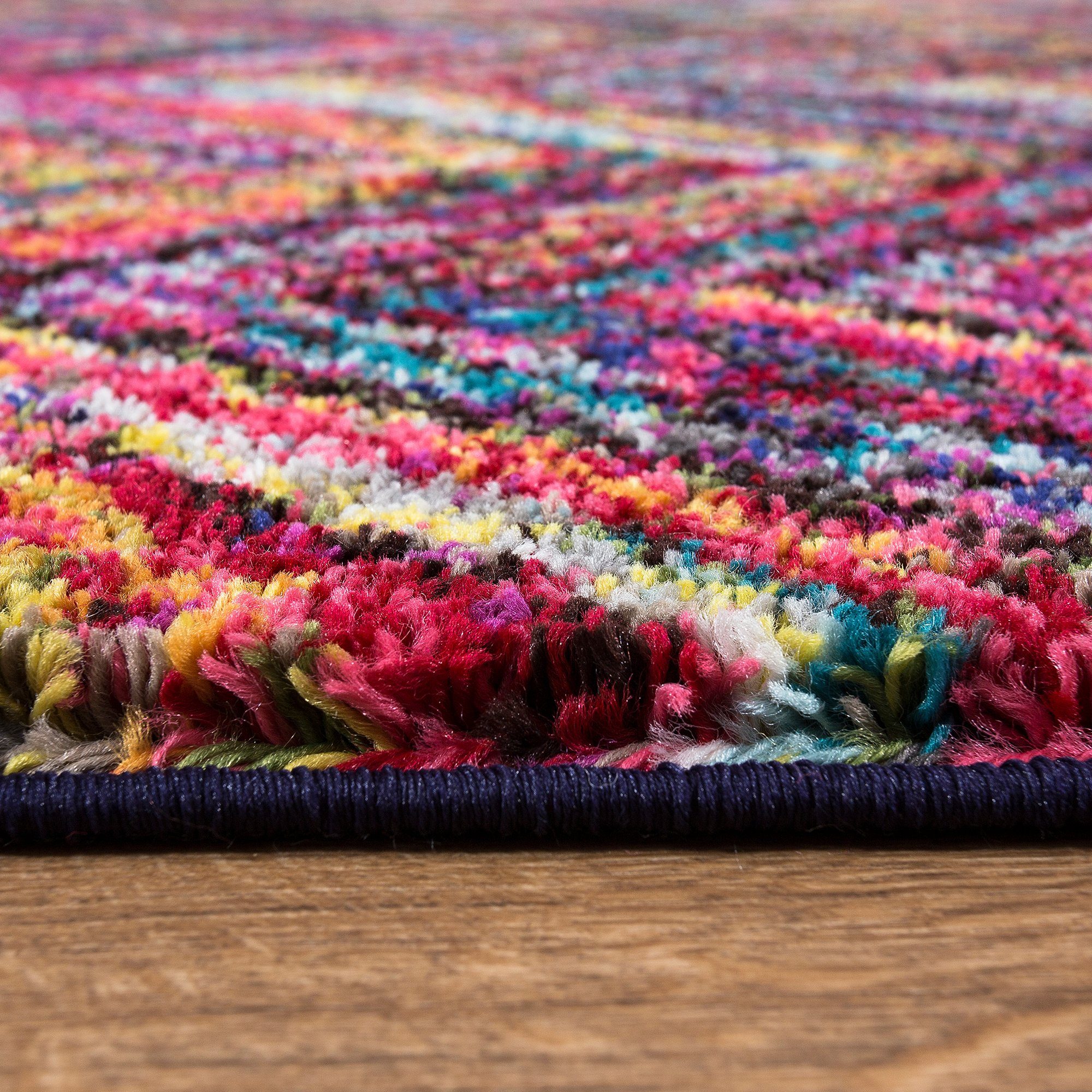Orientteppich MARAKESH 0938A, TEPPIA, rechteckig, Höhe: 20 mm, Kurzflor Teppich Rutschfest Bunt Küchenteppich