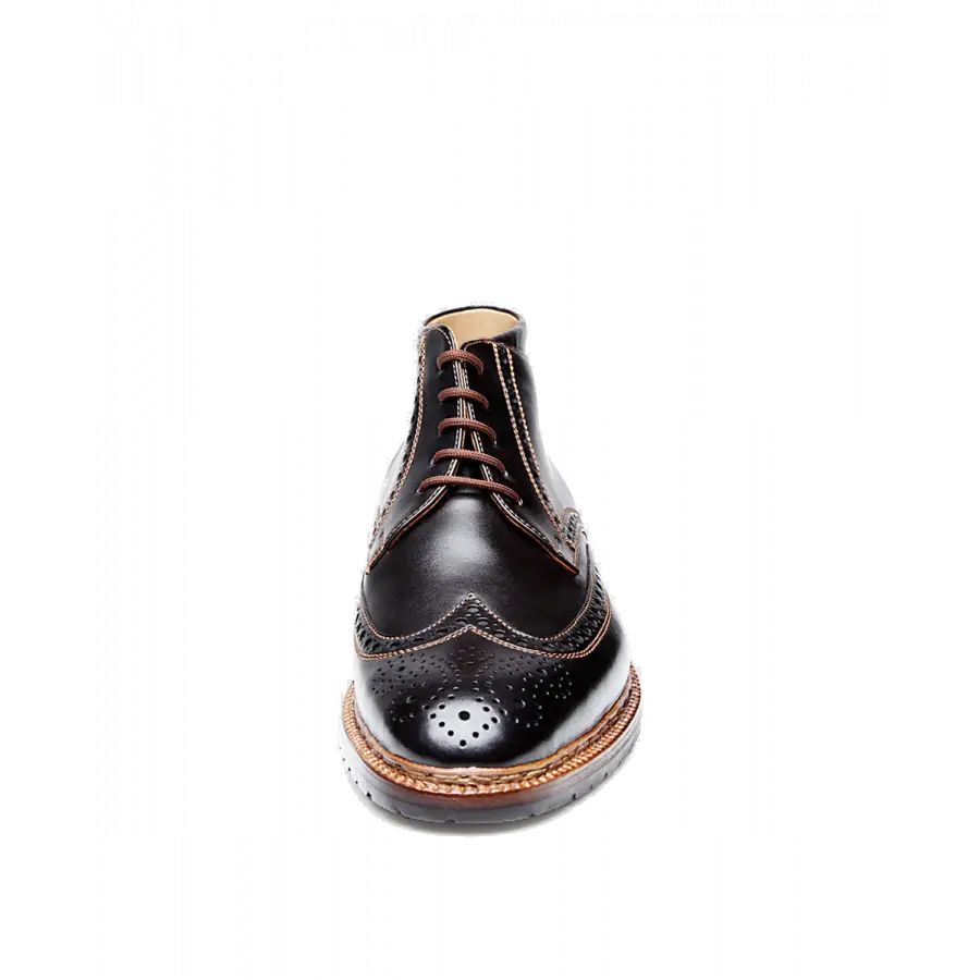 Heinrich Dinkelacker - Stiefeletten LUZERN FULL-BROGUE SC Kalbsleder - schwarz