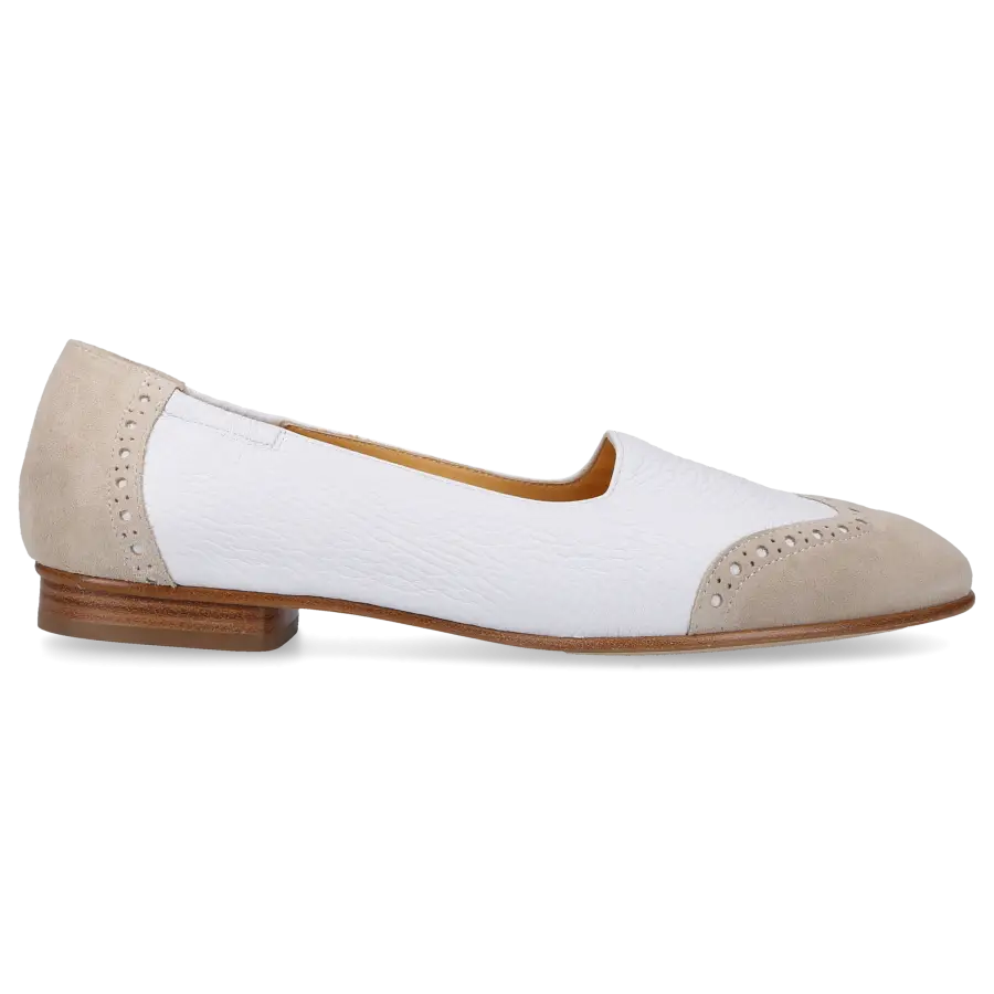 Truman's - Ballerinas Klassisch 9540 Kalbsleder Veloursleder - grau