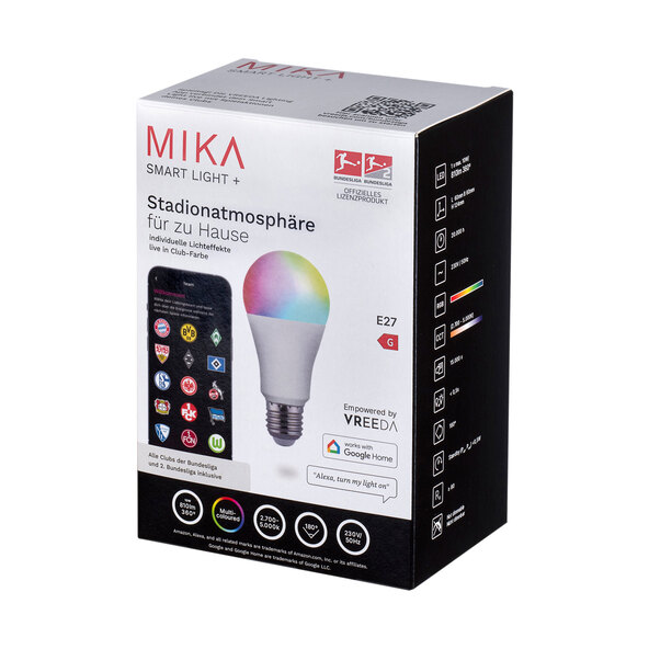 Smartes LED-Fußball-Leuchtmittel MIKA E27