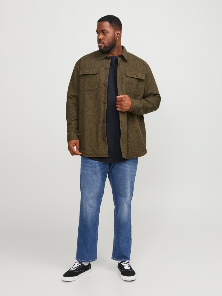 JACK & JONES PLUS T-shirt in Navy Blazer günstig kaufen