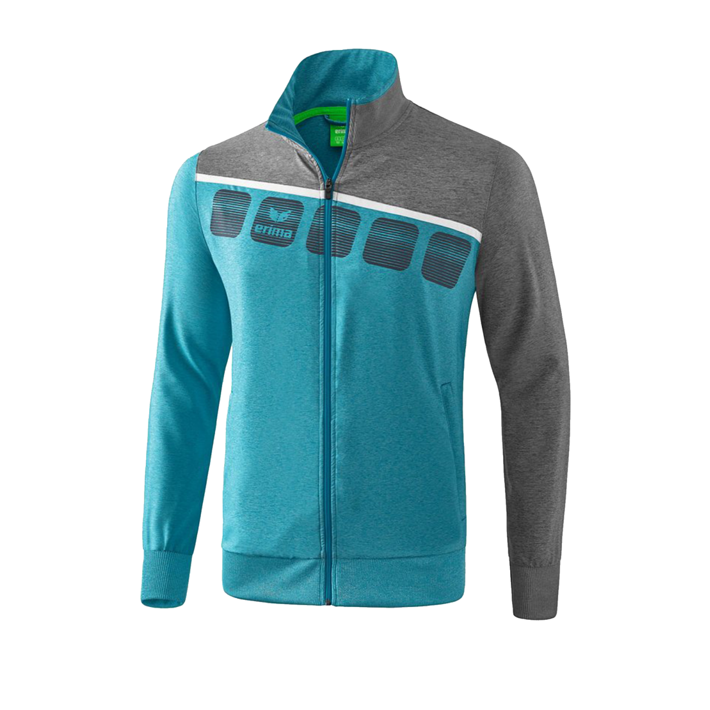 Erima 5-C Präsentationsjacke Blau Grau