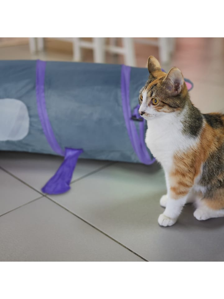 relaxdays Katzentunnel in Bunt günstig kaufen onesize