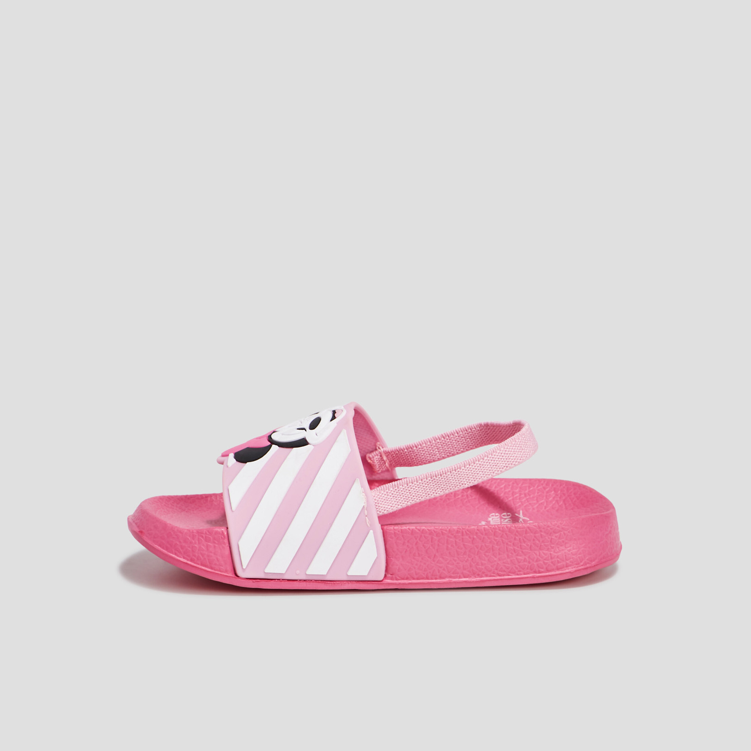 Mules de plage Minnie rose fille | La Halle