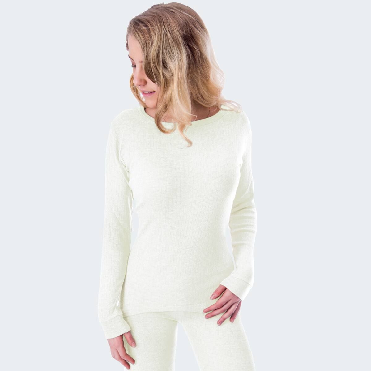 Black Snake Creme Damen Thermounterhemd