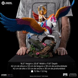 Masters of the Universe BDS Art Scale Statue - She-Ra and Swiftwind