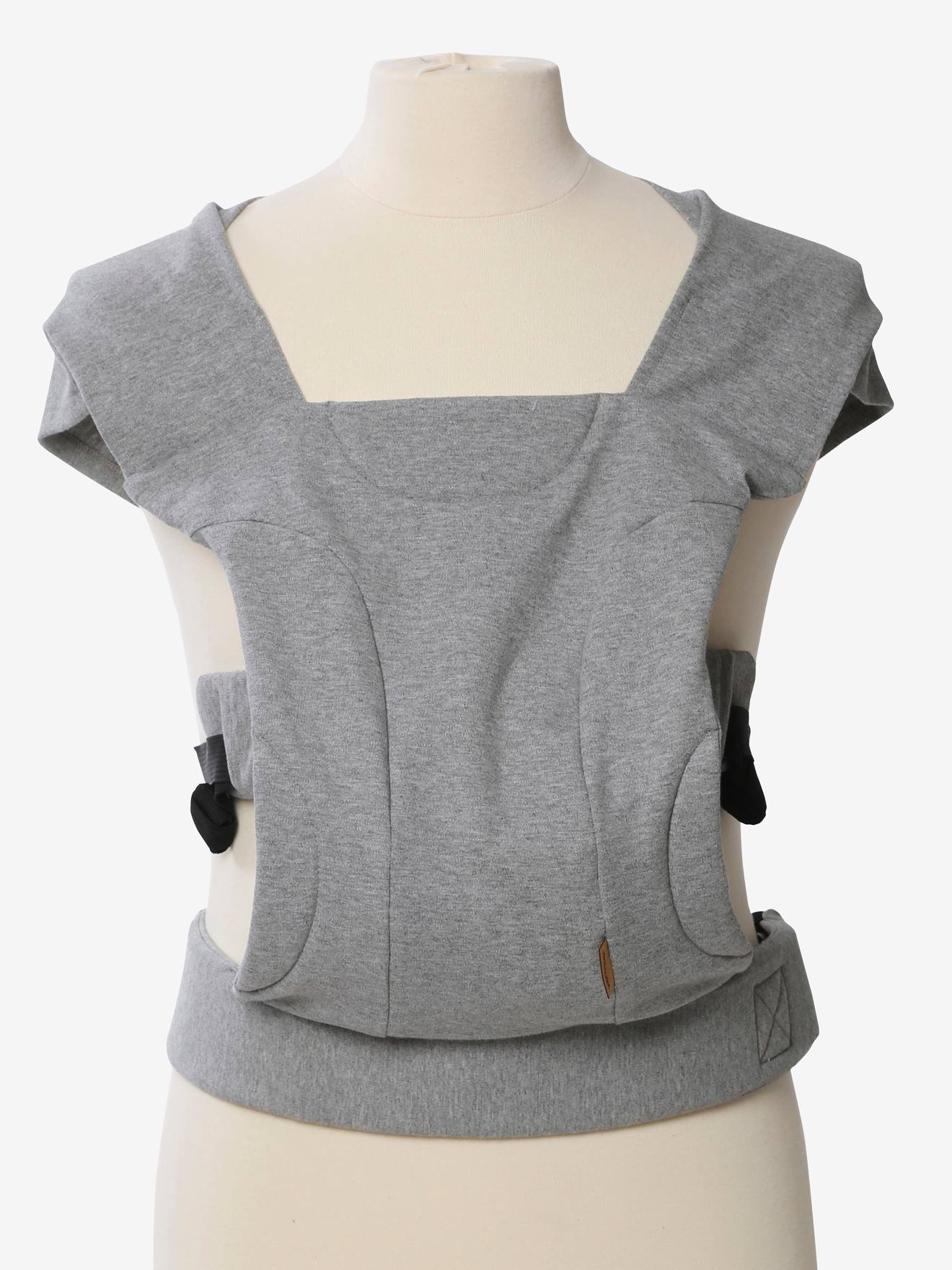 Vertbaudet Ergonomische Baby-Bauchtrage PHYSIOLOGIQUE+ - grau meliert