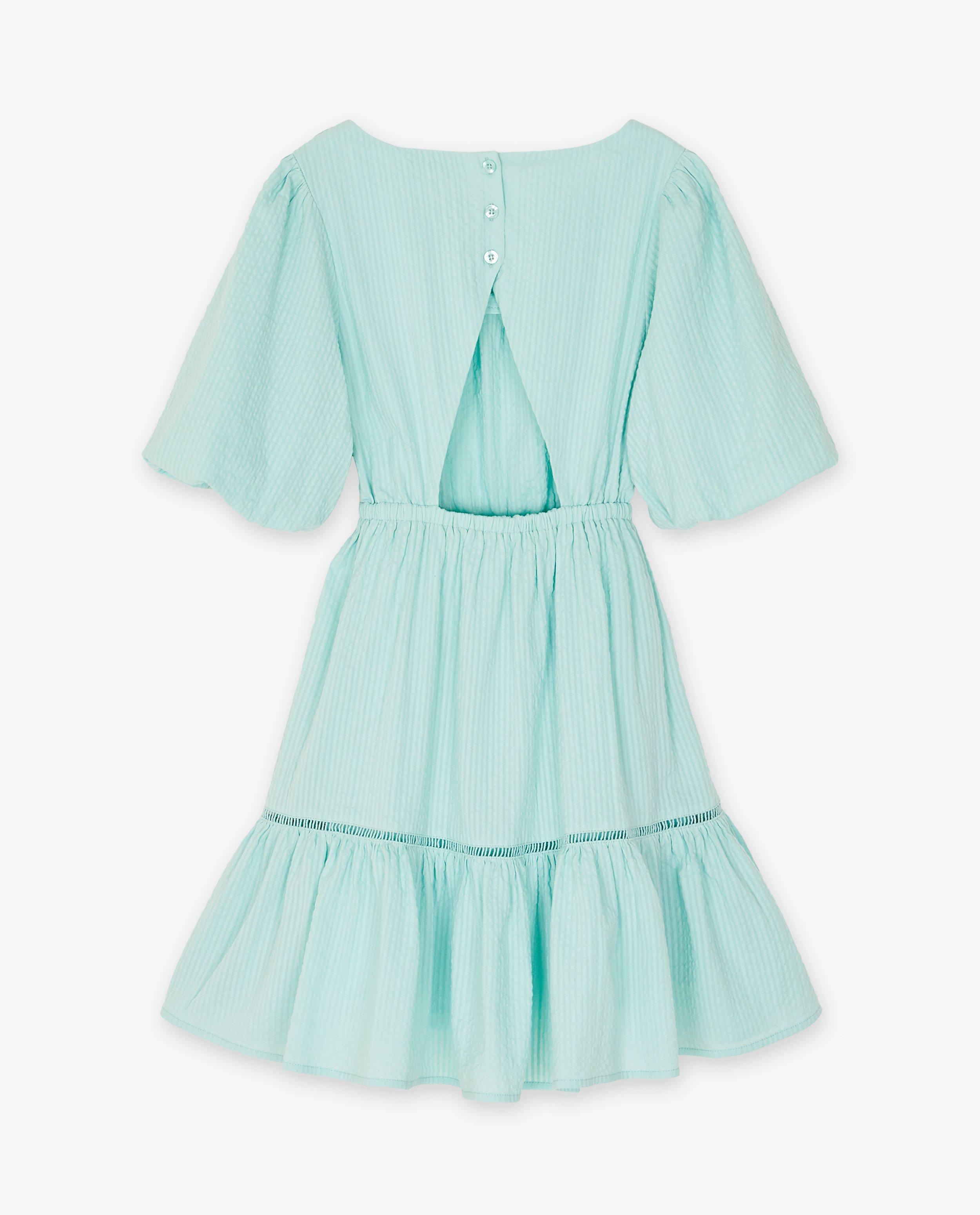 Rochie verde Milla Star cu dungi, albastru deschis de petrecere