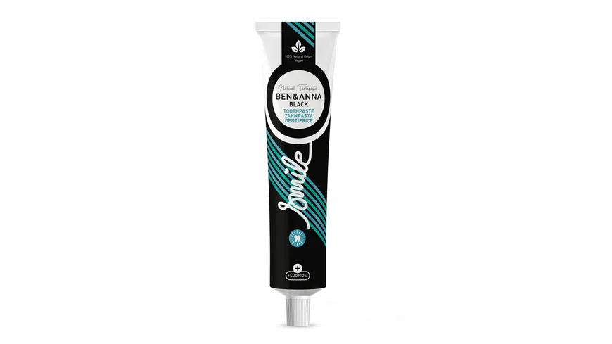 BEN&ANNA Zahnpasta Alutube Black 75 ml