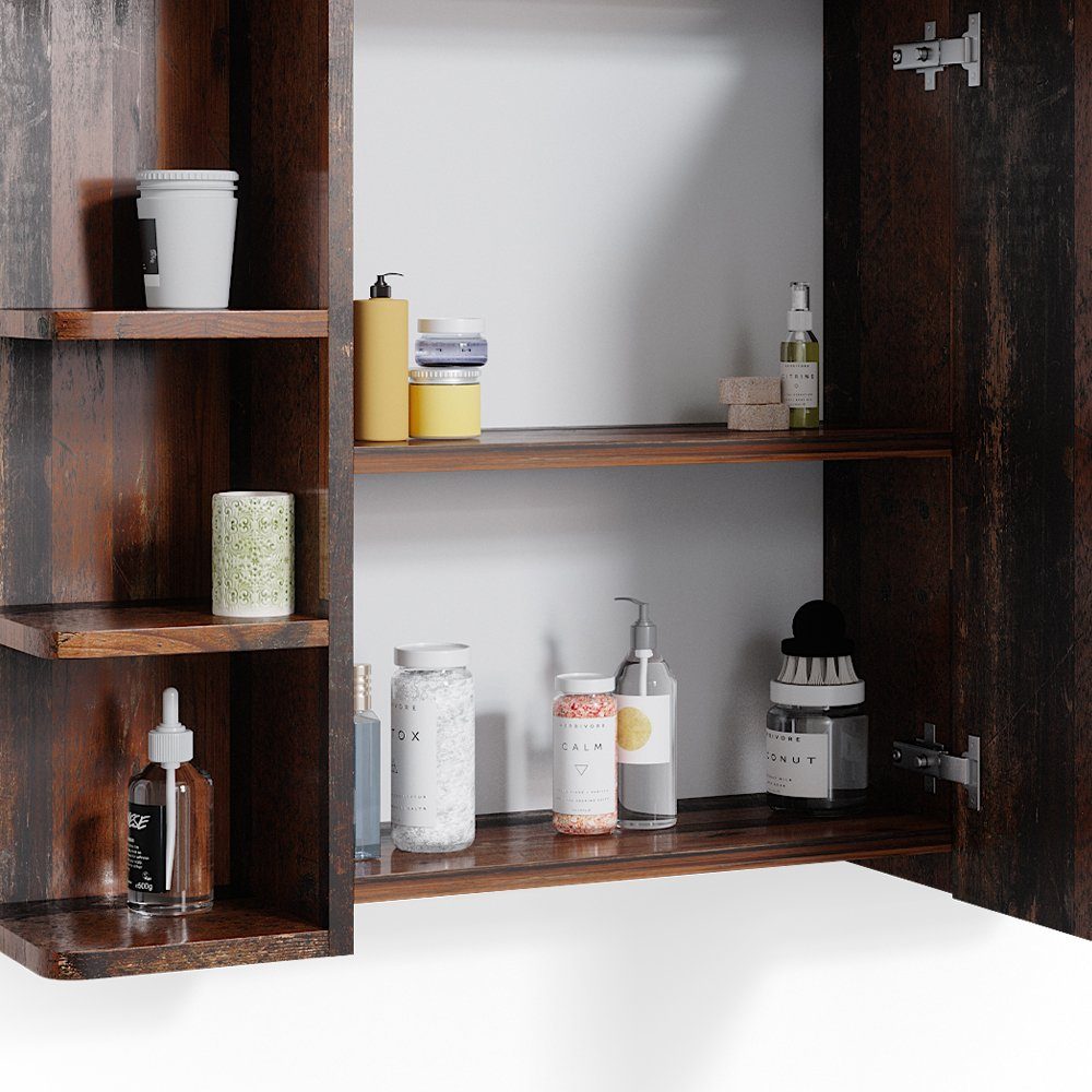 Vicco Spiegelschrank Badspiegel Badschrank FYNN Old Style