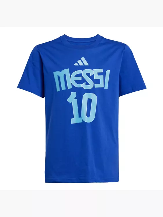 adidas Messi Name and Number Graphic Kids T-Shirt
