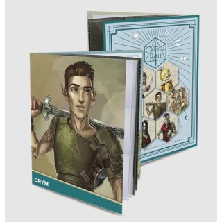 RPG Folio With Stickers Featuring: Orym From Critical Role