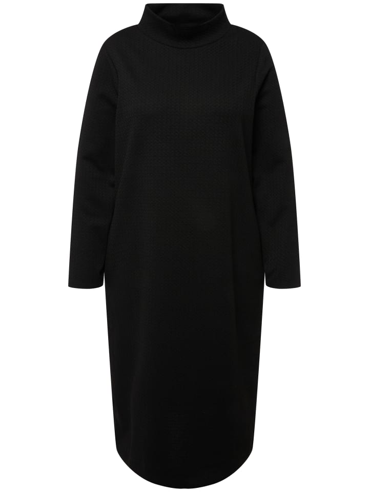 Ulla Popken Midikleid in schwarz günstig kaufen