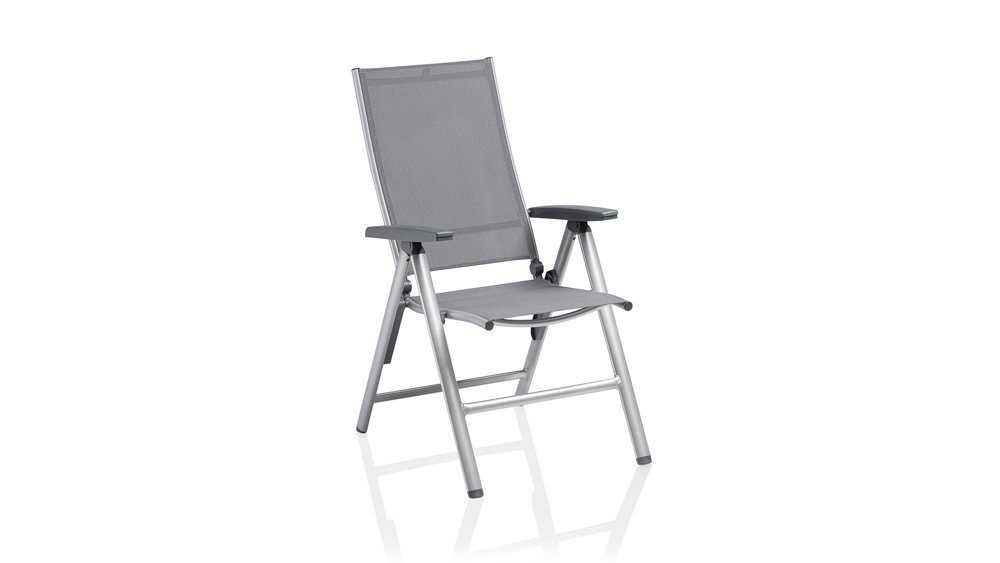 KETTLER Gartenstuhl Kettler Cirrus Silver-Line Multipositionssessel (1)