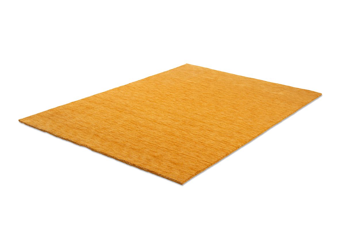Teppich aus Indien Holi uni Gold 60 x 090 cm