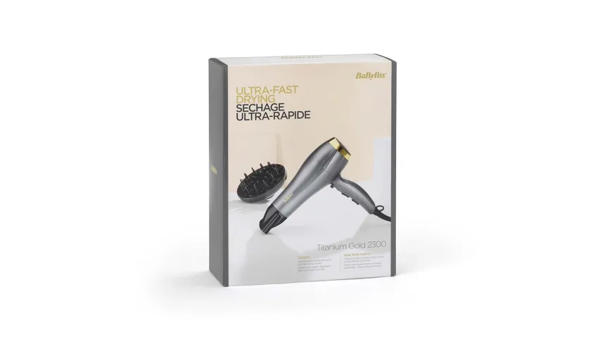 BaByliss Haartrockner Titanium Gold 5513TE