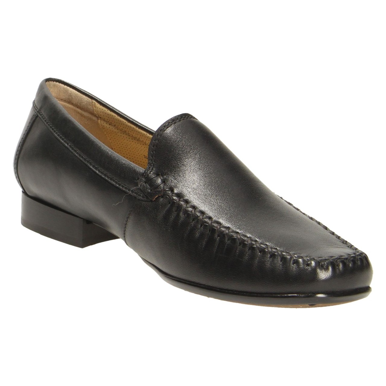 SIOUX Klassische Slipper schwarz CAMPINA