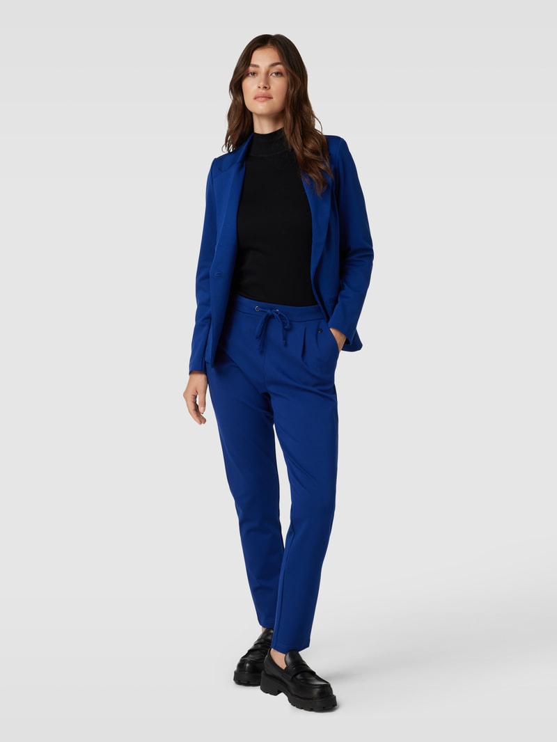 Blazer mit Paspeltaschen in royalblau