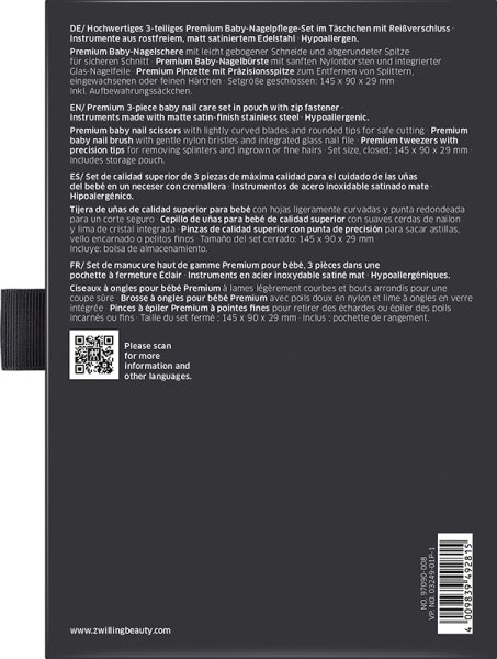 ZWILLING Beauty Premium Baby-Nagelpflege-Set - white Maniküre-Set