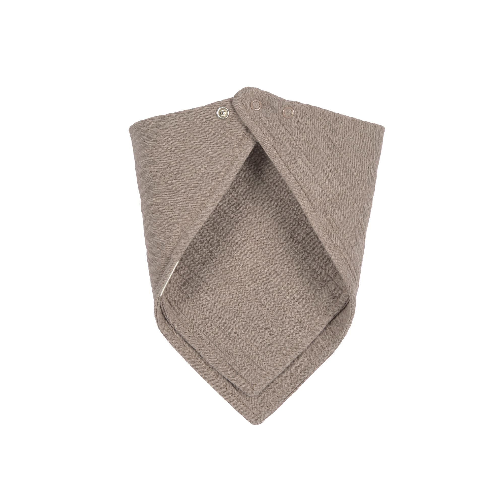Dreieckstuch - Bio Baumwolle, Taupe, Grau