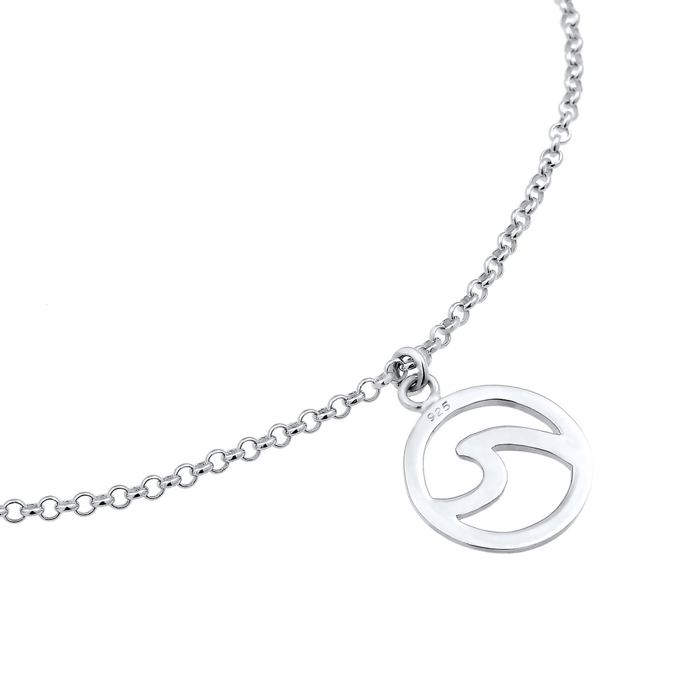 Elli Elli Bracelet de Cheville Maritime Bienveillant Bracelet Femme-(925/1000) Argent Bijoux
