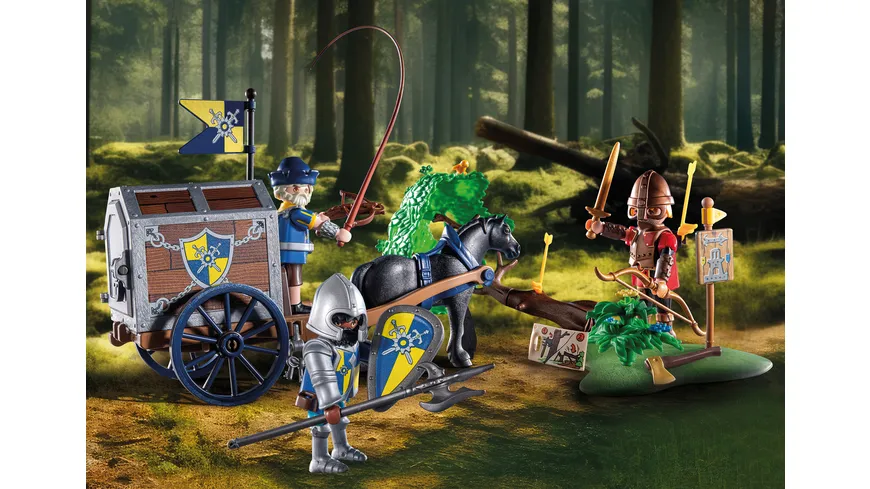 PLAYMOBIL 71484 - Novelmore - Überfall auf Transportwagen