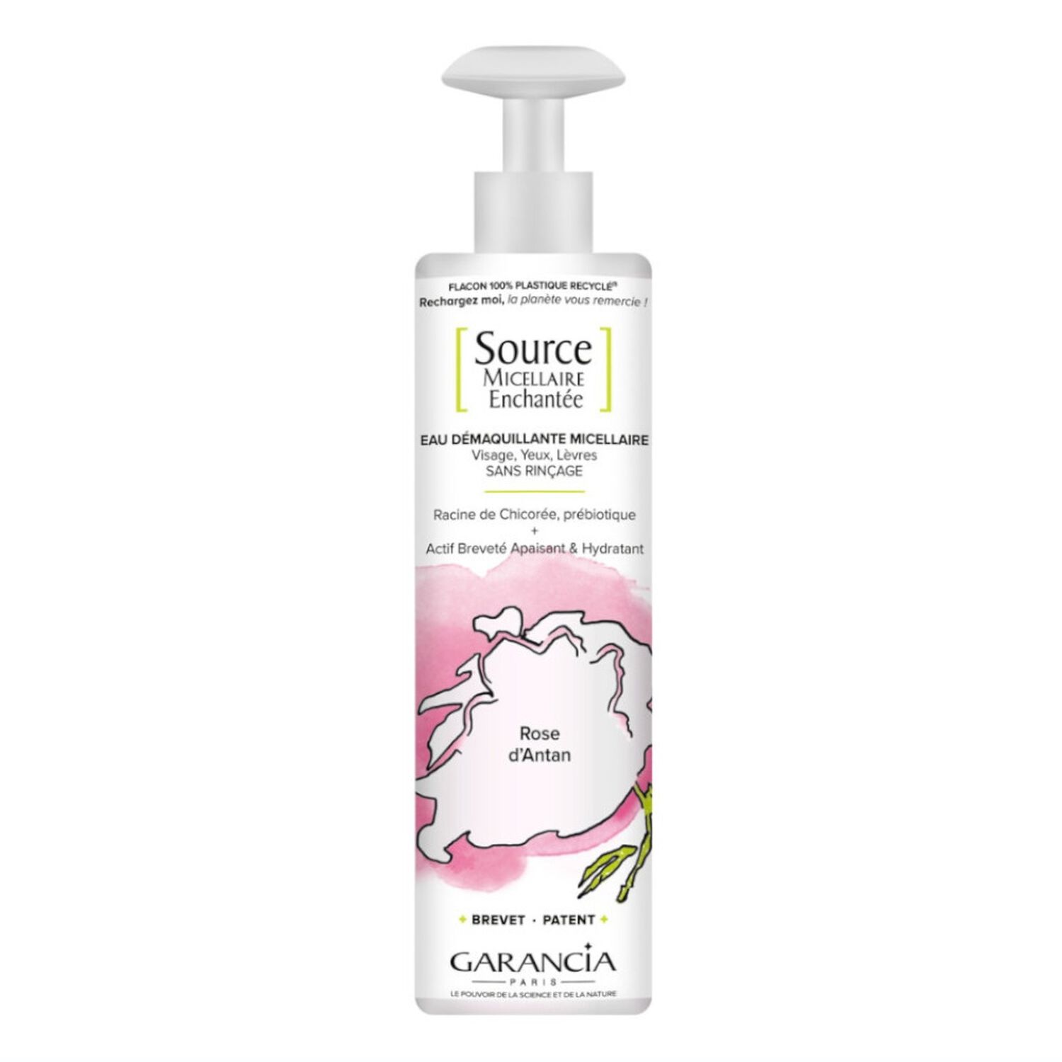 Garancia Source Micellaire Enchantée Eau Micellaire Rose 4 en 1