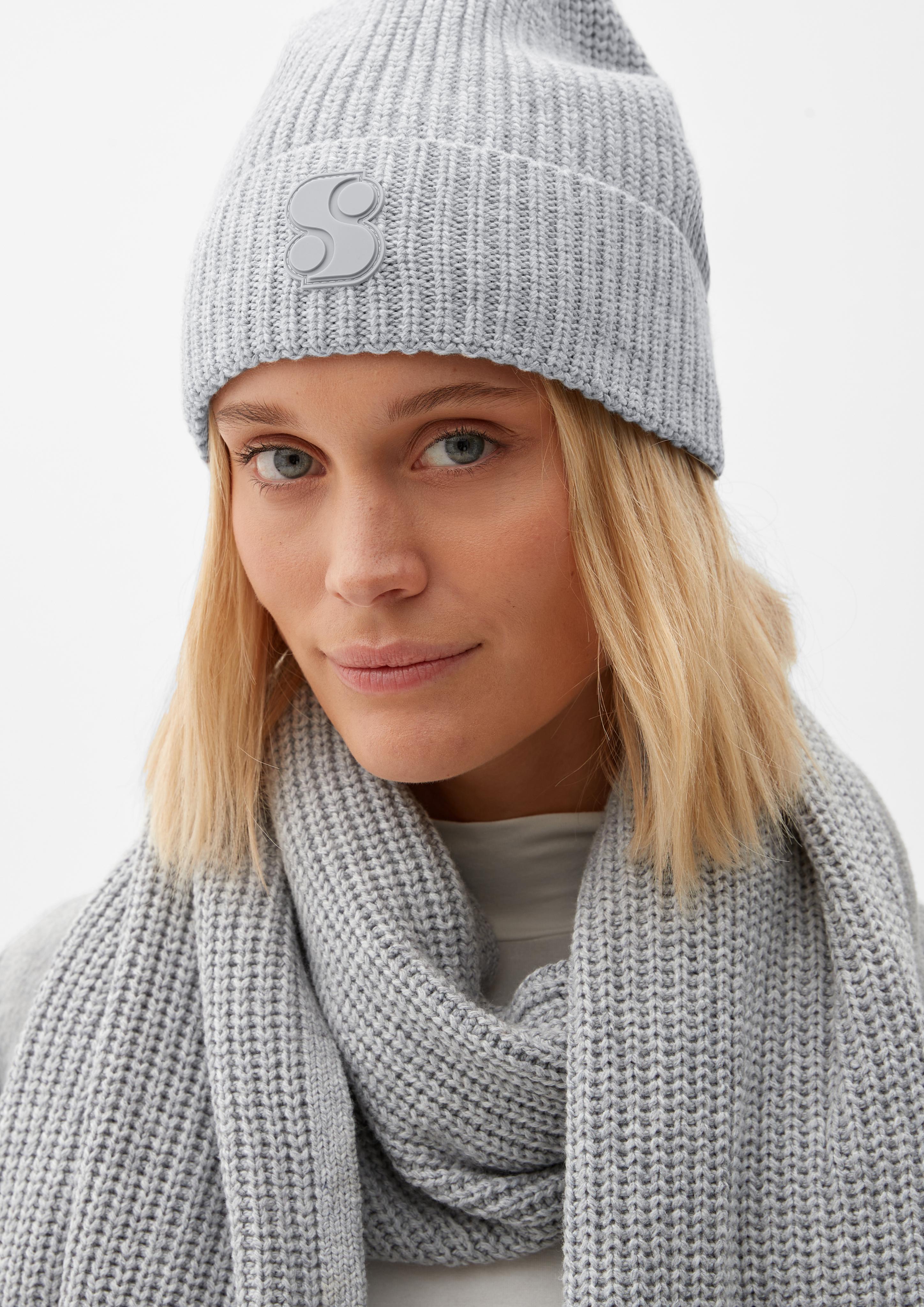 Strickmütze aus Baumwollmix  2119530-9400
