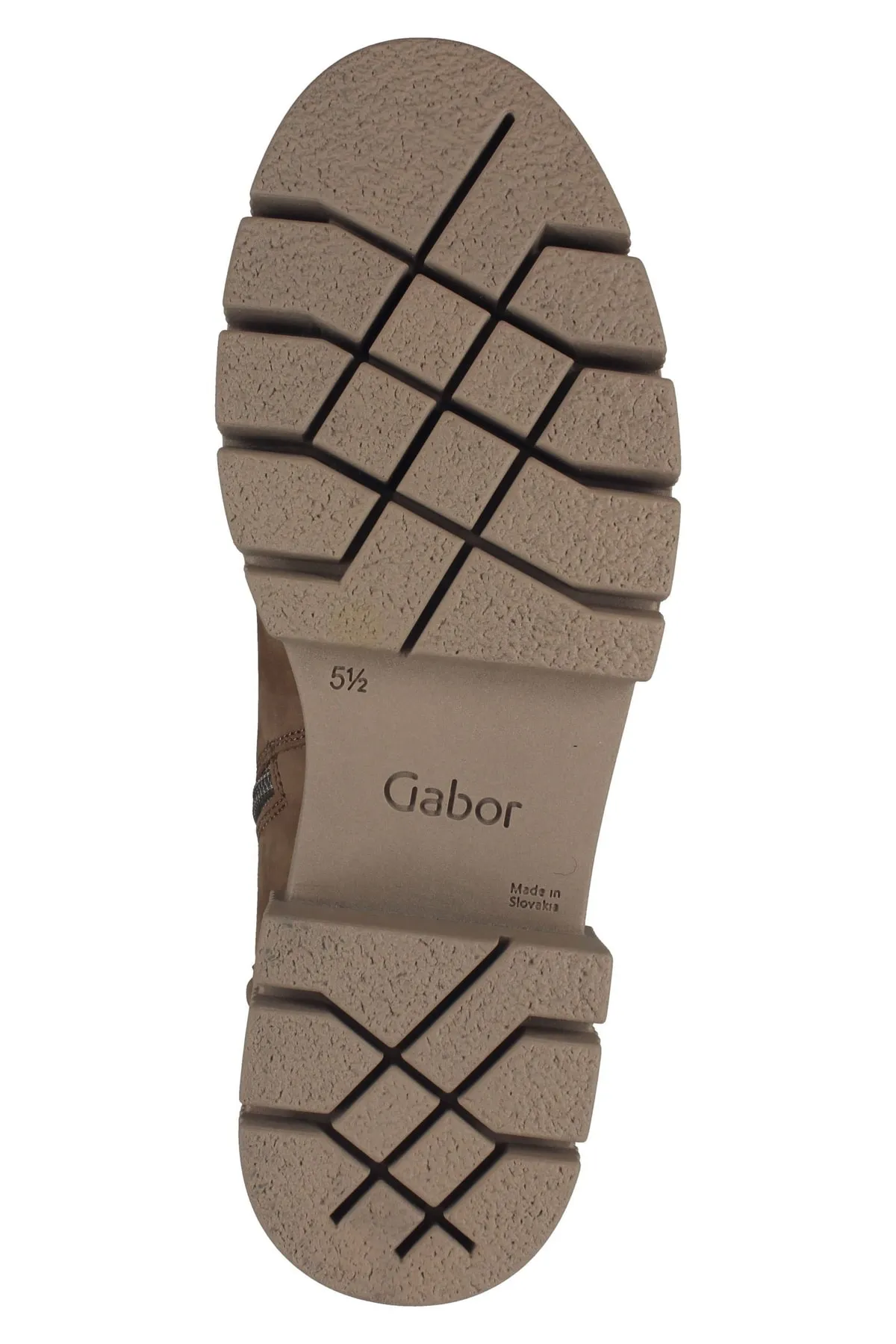 GABOR  Stiefelette - Braun - Blockabsatz