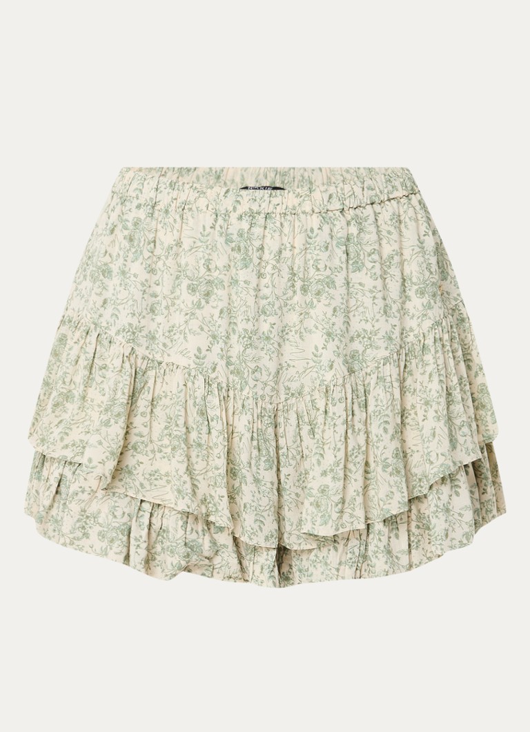Slip mini cu imprimeu floral NIKKIE Embrun