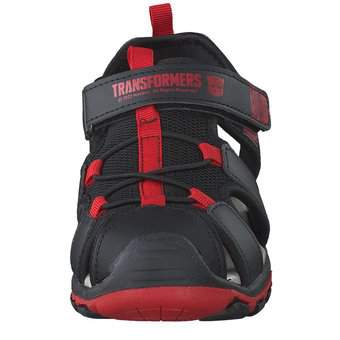 Transformers Sandale in schwarz