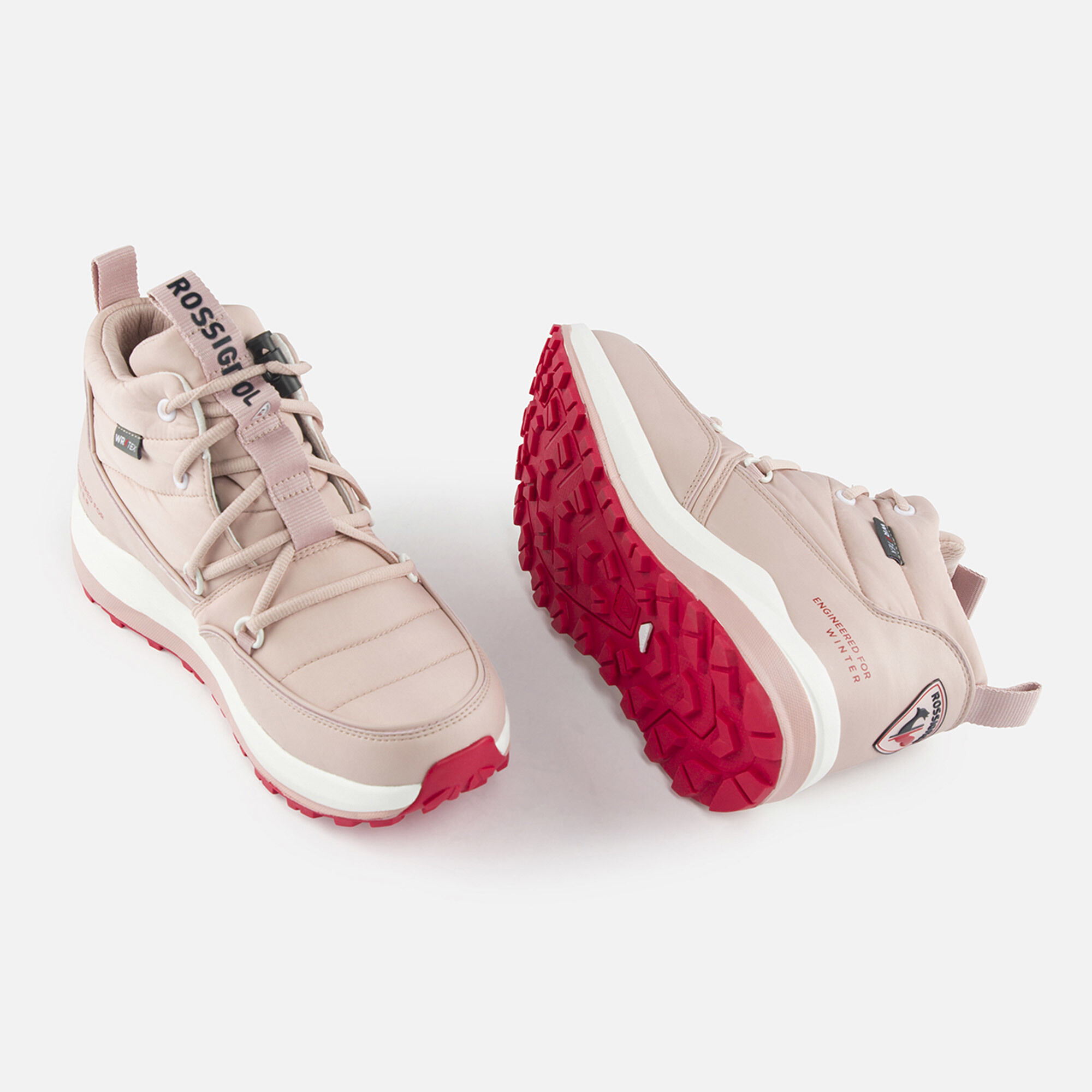 Bottines Après-ski Unisex Resort imperméables rose poudre