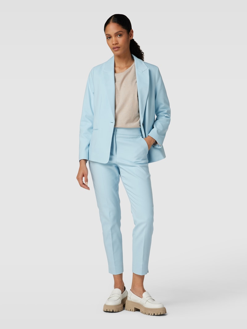 Blazer mit Paspeltaschen in hellblau