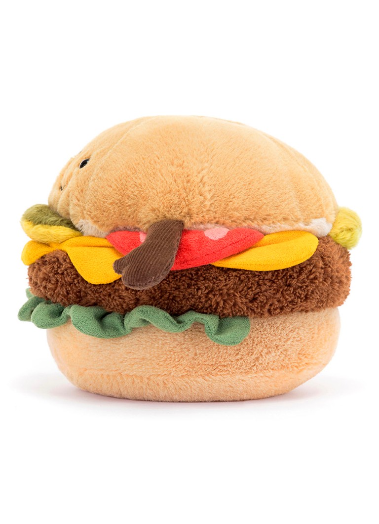 Jellycat amizantais burgera stienītis 12cm