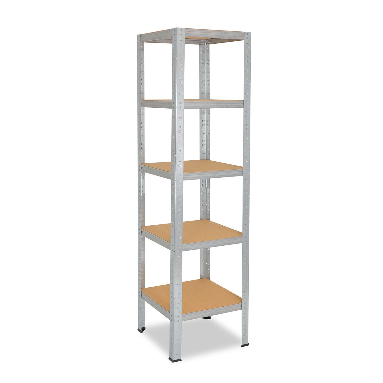 Shelfplaza HOME 180x60x60cm Schwerlastregal in verzinkt mit 5 Böden