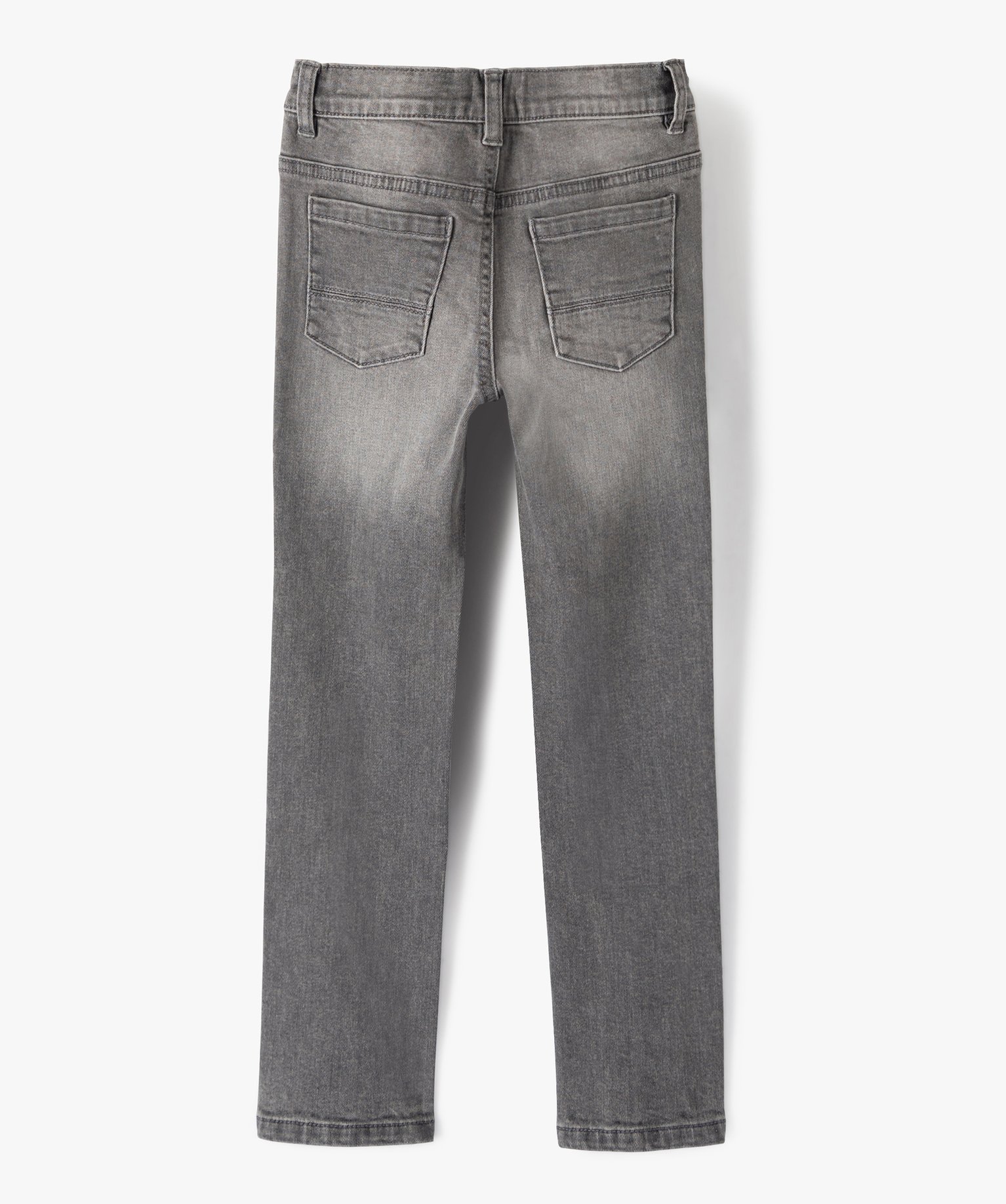 Jean Garçon coupe slim 5 poches grey | GEMO